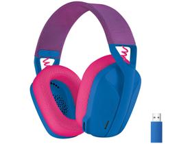 Headset Gamer Sem Fio Logitech G435 Drivers 40mm Receptor USB LightSpeed/Bluetooth Azul 981-001061 Headset Gamer Sem Fio Logitech G435 Drivers 40mm Receptor USB LightSpeed/Bluetooth Azul 981-001061