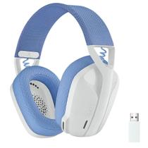 Headset Gamer Sem Fio Logitech G435, Lightspeed e Bluetooth, Dolby Atmos, USB, Drivers 40mm, Branco