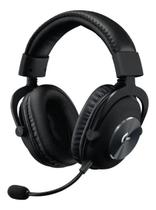Headset Gamer Sem Fio Logitech Pro X - Preto (981-000906) Cor:Preto