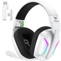 Headset Gamer Sem Fio WESEARY com Microfone e Baixa Latência de 20ms Headset Gamer Sem Fio WESEARY com Microfone e Baixa Latência de 20ms