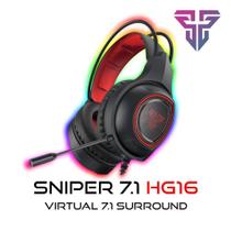 Headset Gamer Sniper 7.1 USB Iluminação RGB Fantech HG16
