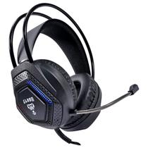 Headset Gamer Stereo Microfone Omnidirecional Cabo 2m Fone de Ouvido Clanm CL-HJ507 Preto
