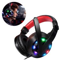 Headset Gamer Stereo RGB A65 Com Som Imersivo, Microfone E Led (1 Und)