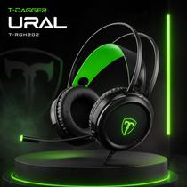 Headset Gamer TDagger Ural Original LED Verde Driver 40mm Confortável Microfone Flexível P2 Pronta Entrega Headset Gamer TDagger Ural Original LED Verde Driver 40mm Confortável Microfone Flexível P2 Pronta Entrega