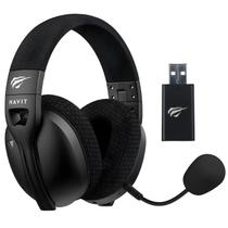 Headset Gamer TriMode Multiplataforma com Drivers de 50mm Bluetooth Wireless P3 3,5mm Havit Fuxi H5 Headset Gamer TriMode Multiplataforma com Drivers de 50mm Bluetooth Wireless P3 3,5mm Havit Fuxi H5