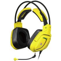 Headset Gamer USB 7.1 Bloody G575 Yellow RGB Com Microfone