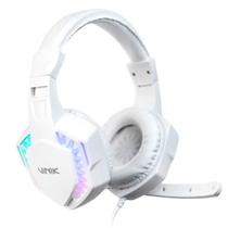 Headset Gamer Vinik Guardian, Conexão P2, Led Rainbow, Drivers 40mm, Branco - VKHSGGDB Headset Gamer Vinik Guardian, Conexão P2, Led Rainbow, Drivers 40mm, Branco - VKHSGGDB