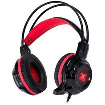 Headset Gamer Vinik VX Gaming Taranis V2, Drivers 40mm, Preto e Vermelho - 29869