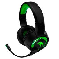 Headset gamer viper pro led python preto e verde 415