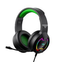 Headset Gamer Viper Pro Mamba com Microfone - Preto/Verde - VIVENSIS