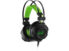 Headset Gamer Warrior Swan PH225 USB+P2 - Preto e Verde