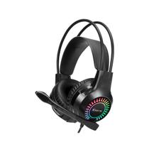 Headset Gamer Xtrike Me 2x3.5mm + USB PC Black RGB GH-709