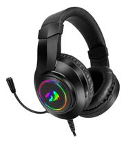 Headset Gaming Redragon Hylas H260rgb Com Microfone cor:preto