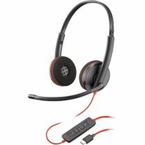 Headset HP Poly Blackwire C3220 com fio, estéreo, USB-C Headset HP Poly Blackwire C3220 com fio, estéreo, USB-C