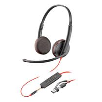 Headset HP POLY Blackwire C3225 USB-A/C - 8X229A6 Headset HP POLY Blackwire C3225 USB-A/C - 8X229A6