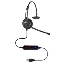 Headset Htu-300 Usb Microfone Flexível - Top Use