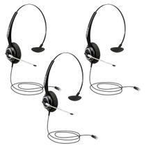 Headset Intelbras Mono THS 55 RJ9 - 3 Unidades Headset Intelbras Mono THS 55 RJ9 - 3 Unidades