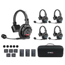 Headset Intercom Sem Fio SYNCO XTALK X5 2.4GHz 24H 350m