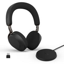 Headset Jabra Evolve3 75 sem fio com ANC, microfone, USB-C, preto