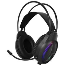 Headset Kmex Gamer RGB 7.1 AR89 Preto