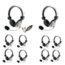 Headset Lehmox Ley-301 Super Bass Atacado 10 Unidades