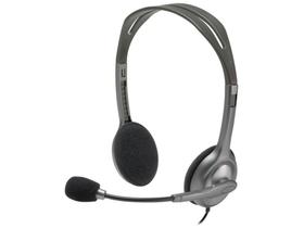 Headset Logitech H111 Cinza