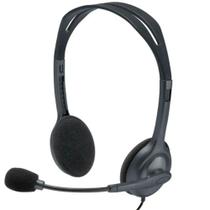 Headset Logitech H111 para Chamadas e Músicas com Som Estéreo e Microfone Bidirecional Conector 3,5 Headset Logitech H111 para Chamadas e Músicas com Som Estéreo e Microfone Bidirecional Conector 3,5