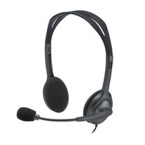 Headset Logitech H111 Stereo P3 Cinza 981-000612. Headset Logitech H111 Stereo P3 Cinza 981-000612.