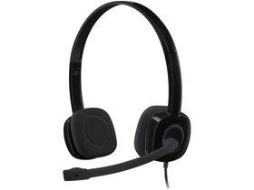 Headset Logitech H151 Preto