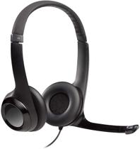 Headset Logitech H390 com Almofadas, Controles de Áudio Integrado, Microfone, Redução de Ruído - 981-000014