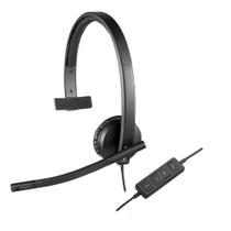 Headset Logitech H570e Mono Usb Com Microfone