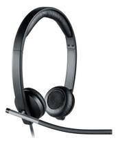 Headset Logitech H650e Usb - Preto (981-000513) Cor:Preto Headset Logitech H650e Usb - Preto (981-000513) Cor:Preto