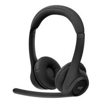 Headset Logitech Zone Vibe 305 Preto Teams - 981-001450 Headset Logitech Zone Vibe 305 Preto Teams - 981-001450