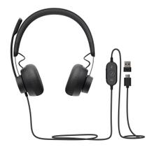 Headset Logitech Zone Wired com Cancelamento de Ruído USB-C Headset Logitech Zone Wired com Cancelamento de Ruído USB-C