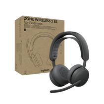 Headset Logitech Zone Wireless 2 ES Bluetooth ANC com Microfone Headset Logitech Zone Wireless 2 ES Bluetooth ANC com Microfone