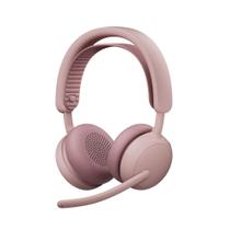 Headset Logitech Zone Wireless 2 ES com ANC Bluetooth Rosa