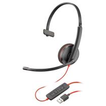 Headset Mono Blackwire C3210 USB-A 80S01A6 Poly