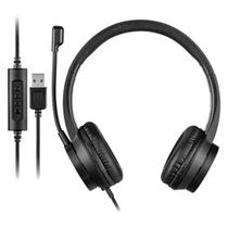 Headset Multilaser HF1100, USB/USB-C, Cabo de 1,5m, Preto - PH501