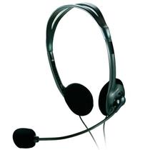 Headset Multilaser PH002 - Com Microfone - Controle de volume - Conector 3.5mm - Preto