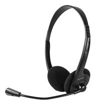 Headset Multilaser Ph002 Stereo Básico C/ Microfone C/ Fio Cor Preto