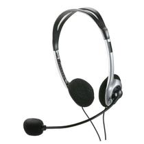 Headset Multilaser PH002 Stereo Básico C/ Microfone C/ Fio P2 - Preto