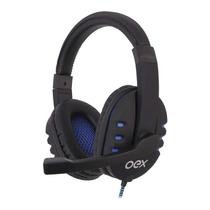 Headset Oex Gamer BIT Preto e Azul USB HS206 Headset Oex Gamer BIT Preto e Azul USB HS206
