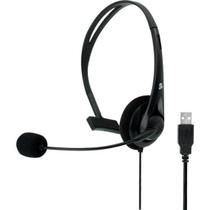 Headset Office 5+ 015-0101 USB Para Telefone Preto