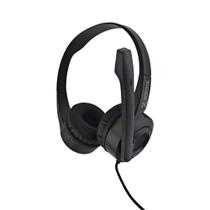 Headset Office com Microfone Fortrek HBS102 USB Preto Headset Office com Microfone Fortrek HBS102 USB Preto