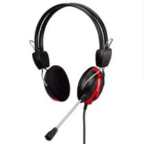 Headset office fone com microfone 2 p2 3,5mm cabo 2,2m - hf2209 hayom