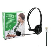 Headset Office Para Telefone Com Conector Rj9 - Chipsce 5+