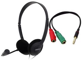 Headset P2 Office10 Preto 0010 Bright + Cabo Adaptador P3 P2 Headset P2 Office10 Preto 0010 Bright + Cabo Adaptador P3 P2