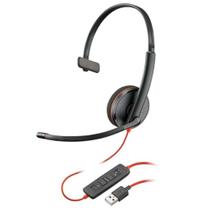 Headset Plantronics C3210 Blackwire Usb/C e USB/A - 8X214A6