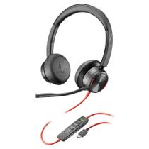 Headset Poly Blackwire 8225 com fio e ANC USB-C