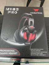 Headset preto e vermelho Headset preto e vermelho